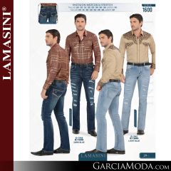 Pantalon Lamasini Western 1600-Dark_Blue-Light_Blue