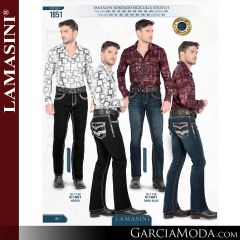 Pantalon Lamasini Western 1851-Negro-Dark_Blue