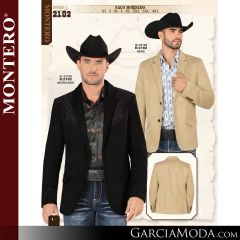 Saco Montero Western 2182-Beige-Negro_Gris