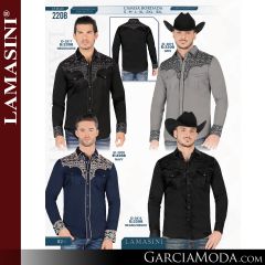 Camisa Vaquera Lamasini Jeans  1415 Olivo