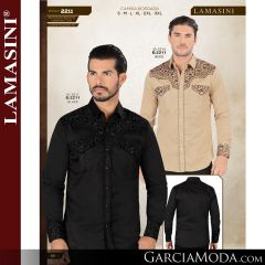 Camisa Vaquera Lamasini Jeans 1415 Olivo