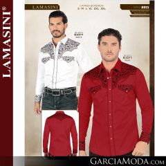 Camisa Vaquera Lamasini Jeans 1415 Olivo