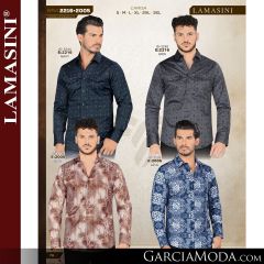 Camisa Vaquera Lamasini Jeans 1415 Olivo