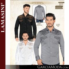 Pantalon Lamasini Western 2217-Negro_Khaky-Gris-White