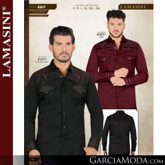 Camisa Vaquera Lamasini Jeans 1415 Olivo