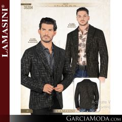 Saco Lamasini Western 35204-Black_Gold-Black_Silver