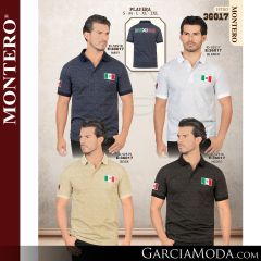 Camisa Vaquera Montero Western 36017-Navy-Blanco-Beige-Negro