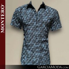 Camisa Vaquera Montero Western 4002-Blue