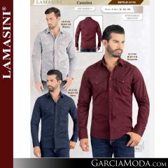 Camisa Vaquera Montero Western 0115-Blanco-Burgandy-Navy