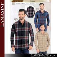 Camisa Vaquera Montero Western 0118-Navy-Negro-Beige