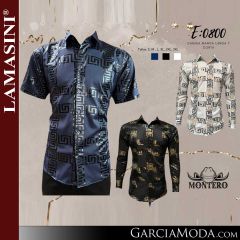 Camisa Vaquera Montero Western 0800-Navy-Negro-Blanco
