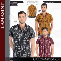 Camisa Vaquera Montero Western 0105-Camel-Negro-Vino