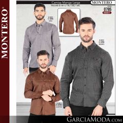 Saco Montero Western 0785-Gris-Negro-Coffee