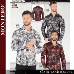 Saco Montero Western 0798-Negro-Blanco-Rojo