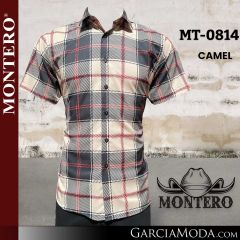 Camisa Vaquera Montero Western 0814-Camel