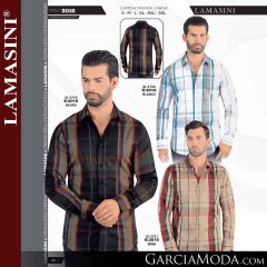 Camisa Vaquera Montero Western 3016-Blanco-Negro-Mink