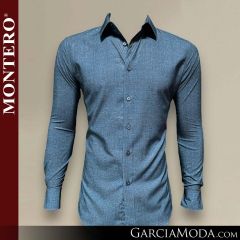 Camisa Vaquera Montero Western 4003-Teal