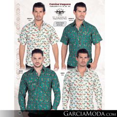 Camisa El General Western Wear 43113-Beige-Vino