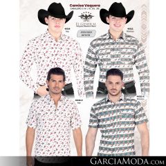 Camisa El General Western Wear 43113-Beige-Vino