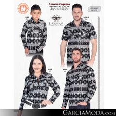 Camisa El General Western Wear 43113-Beige-Vino
