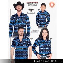 Camisa El General Western Wear 43113-Beige-Vino