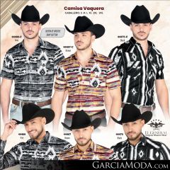 Camisa El General Western Wear 43113-Beige-Vino
