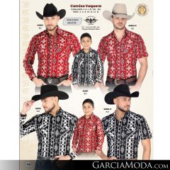 Camisa El General Western Wear 43113-Beige-Vino