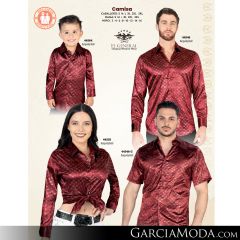 Camisa El General Western Wear 43113-Beige-Vino