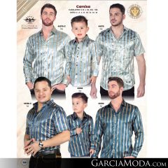 Camisa El General Western Wear 43113-Beige-Vino