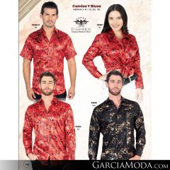 Camisa El General Western Wear 43113-Beige-Vino