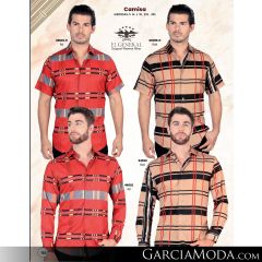 Camisa El General Western Wear 43113-Beige-Vino