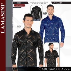 Camisa Vaquera Montero Western 4468-Royal-Negro
