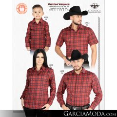 Camisa El General Western Wear 43113-Beige-Vino