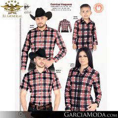 Camisa El General Western Wear 43113-Beige-Vino