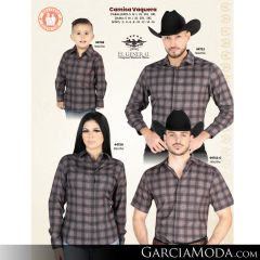 Camisa El General Western Wear 43113-Beige-Vino