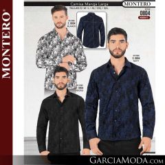Saco Montero Western 0804-Blanco-Navy-Negro