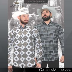 Camisa Contti Western CT-1019-White_CT-1016-Grey