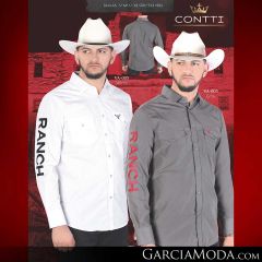 Camisa Contti Western VA-005-White_VA-005-Grey