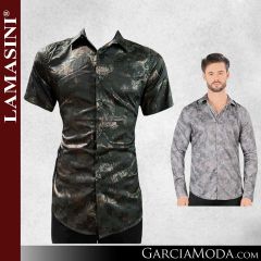 Camisa Vaquera Montero Western 0432-Black-Grey