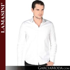 Camisa Vaquera Lamasini 1436-Blanco