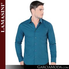 Camisa Vaquera Lamasini 1436-Teal