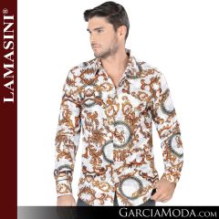 Camisa Vaquera Lamasini 1806-Blanco