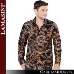 Camisa Vaquera Lamasini 1806-Negro