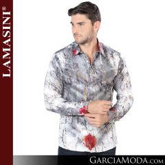 Camisa Vaquera Lamasini 4422-Blanco
