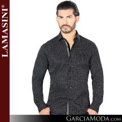 Camisa Vaquera Lamasini 4435-Negro