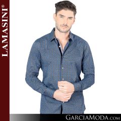 Camisa Vaquera Lamasini 4438-Azul