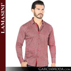 Camisa Vaquera Lamasini 4438-Rojo