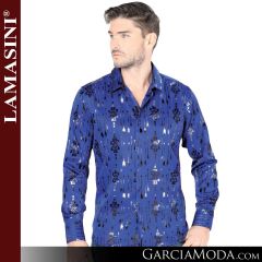 Camisa Vaquera Lamasini 4440-Azul