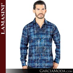 Camisa Vaquera Lamasini 4448-Azul