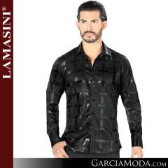 Camisa Vaquera Lamasini 4452-Negro